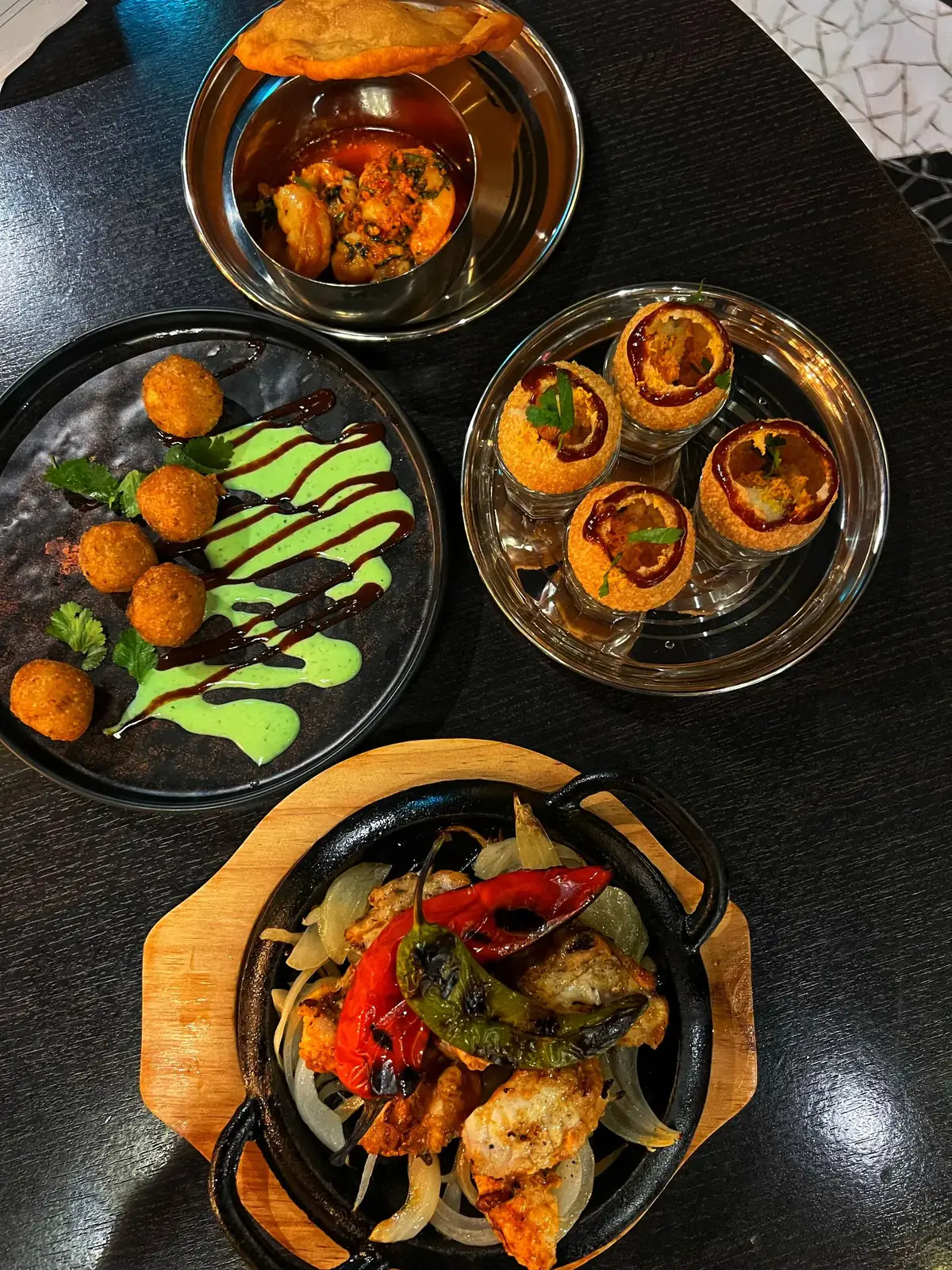 Celebration table and party atmosphere at Nana's