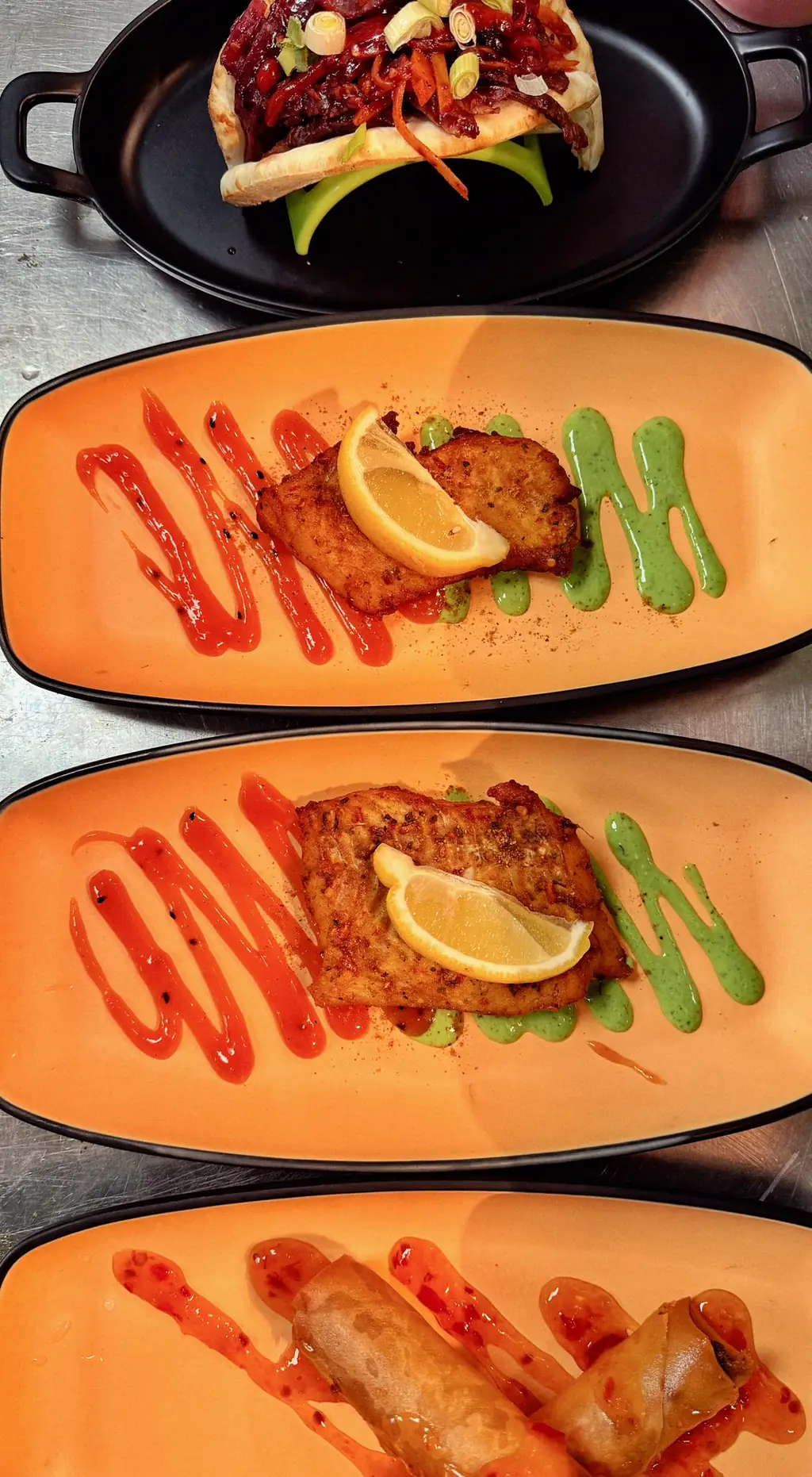 Punjabi plates and mains at Nana's